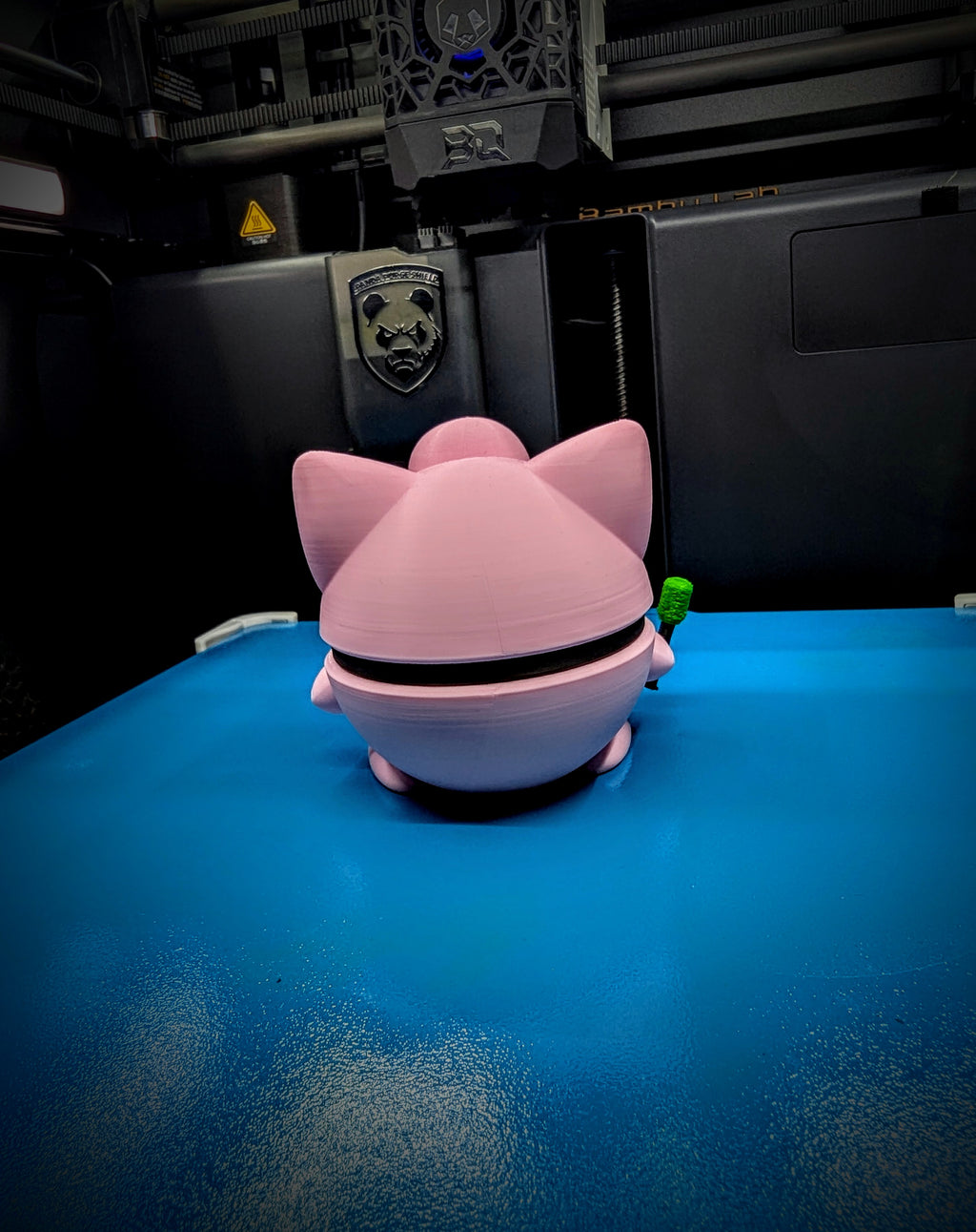 Jigglypuff Pokéball Display Model – 3D Printed Collectible Figure