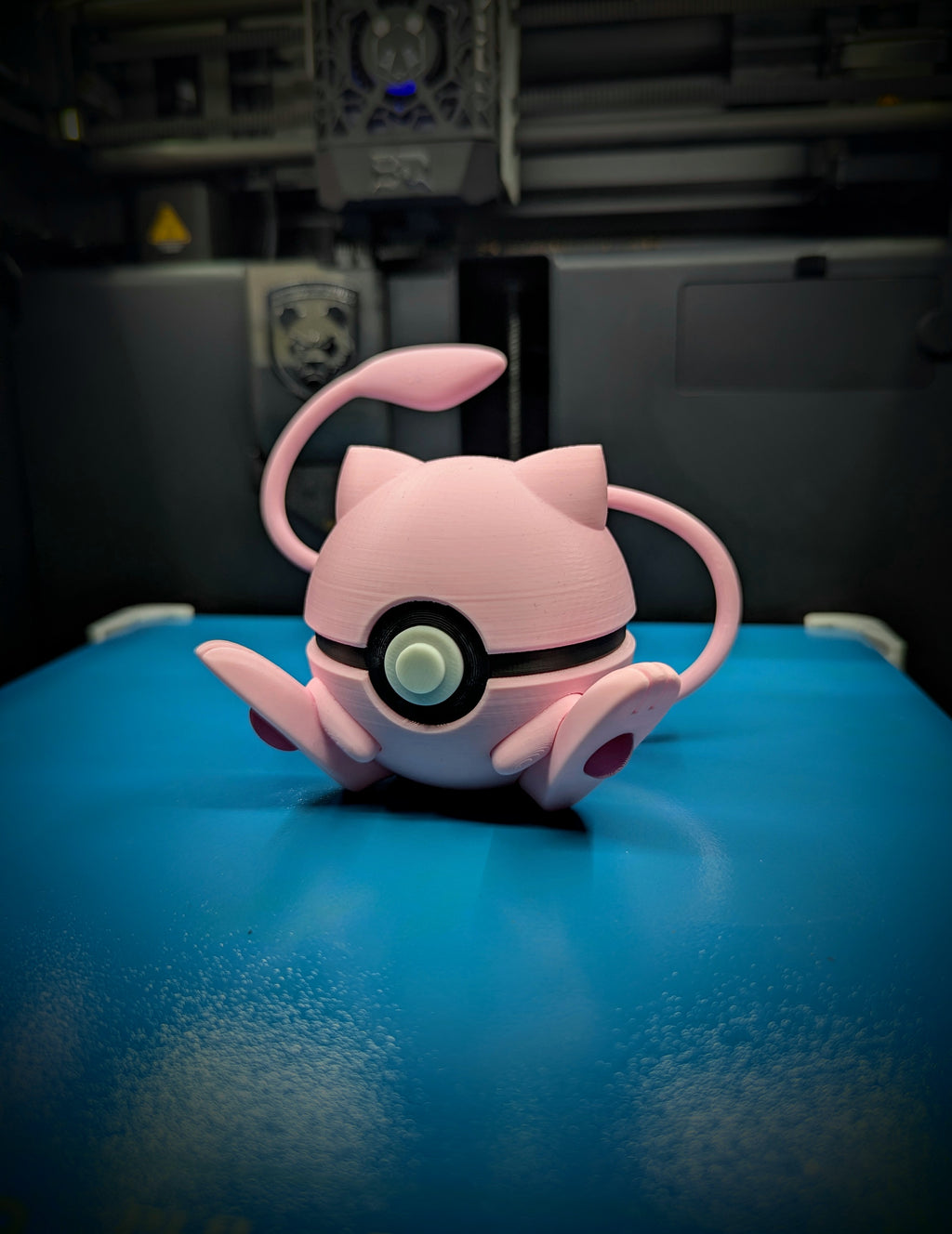 Mew Pokéball Display Model – 3D Printed Collectible Figure