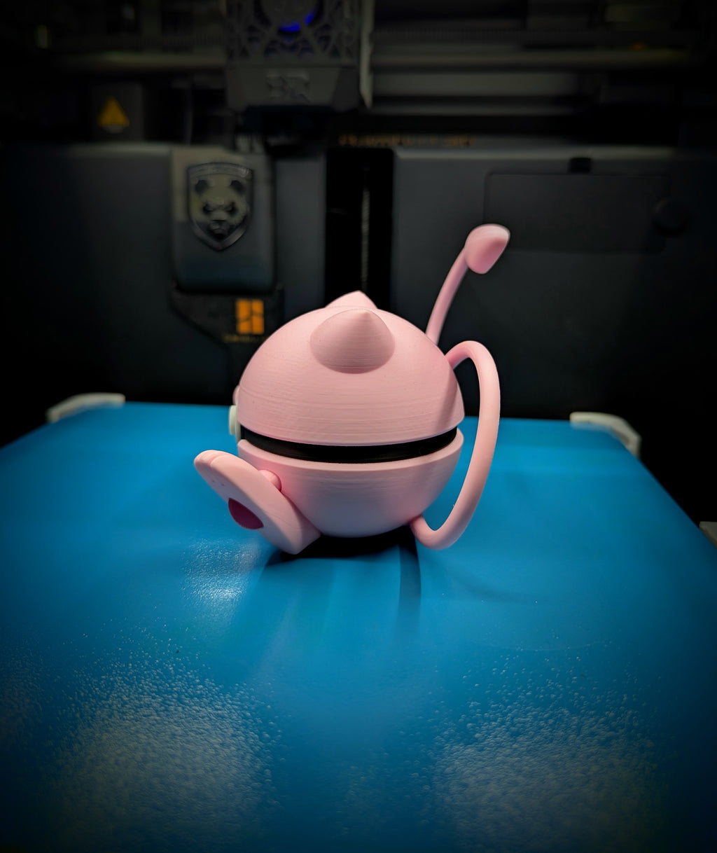 Mew Pokéball Display Model – 3D Printed Collectible Figure