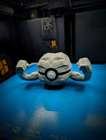 Geodude Pokéball Display Model – 3D Printed Collectible Figure