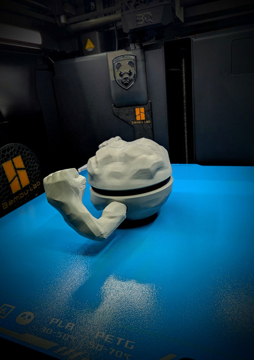 Geodude Pokéball Display Model – 3D Printed Collectible Figure