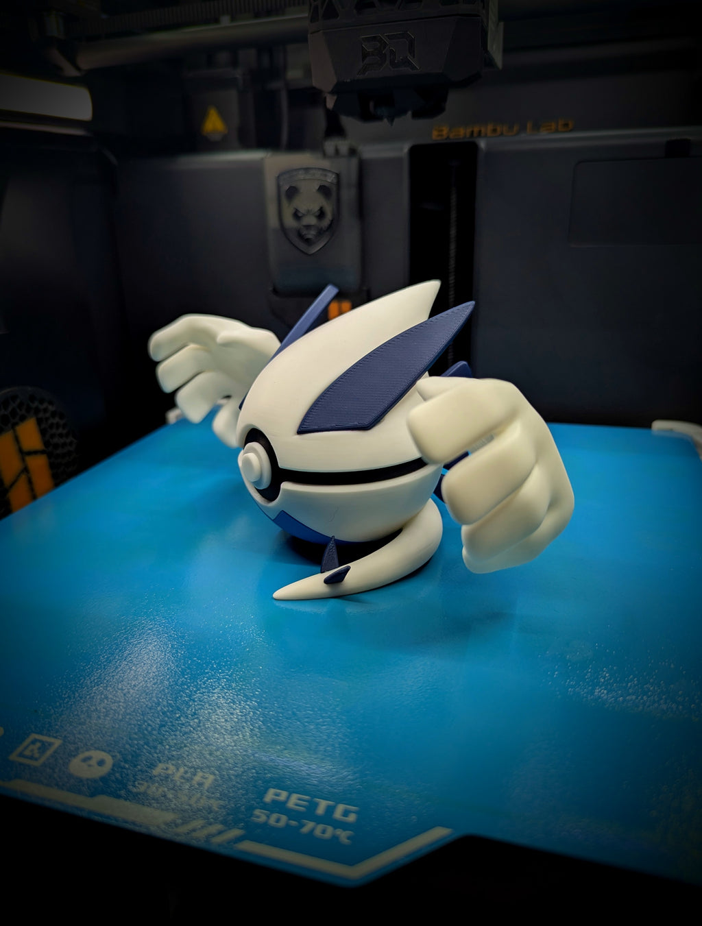 Lugia Pokéball Display Model – 3D Printed Collectible Figure