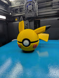 Pikachu Pokéball Display Model – 3D Printed Collectible Figure