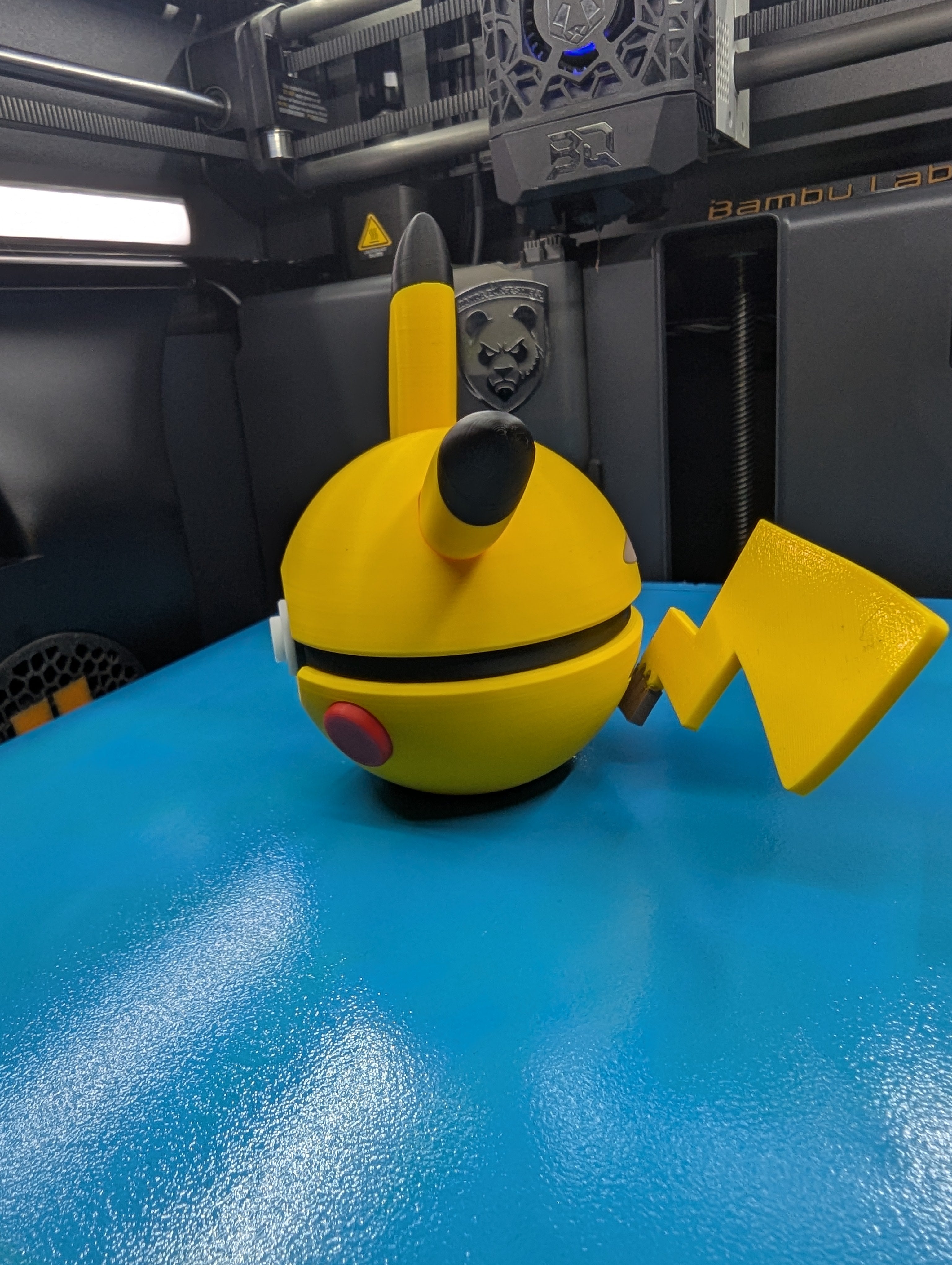 Pikachu Pokéball Display Model – 3D Printed Collectible Figure
