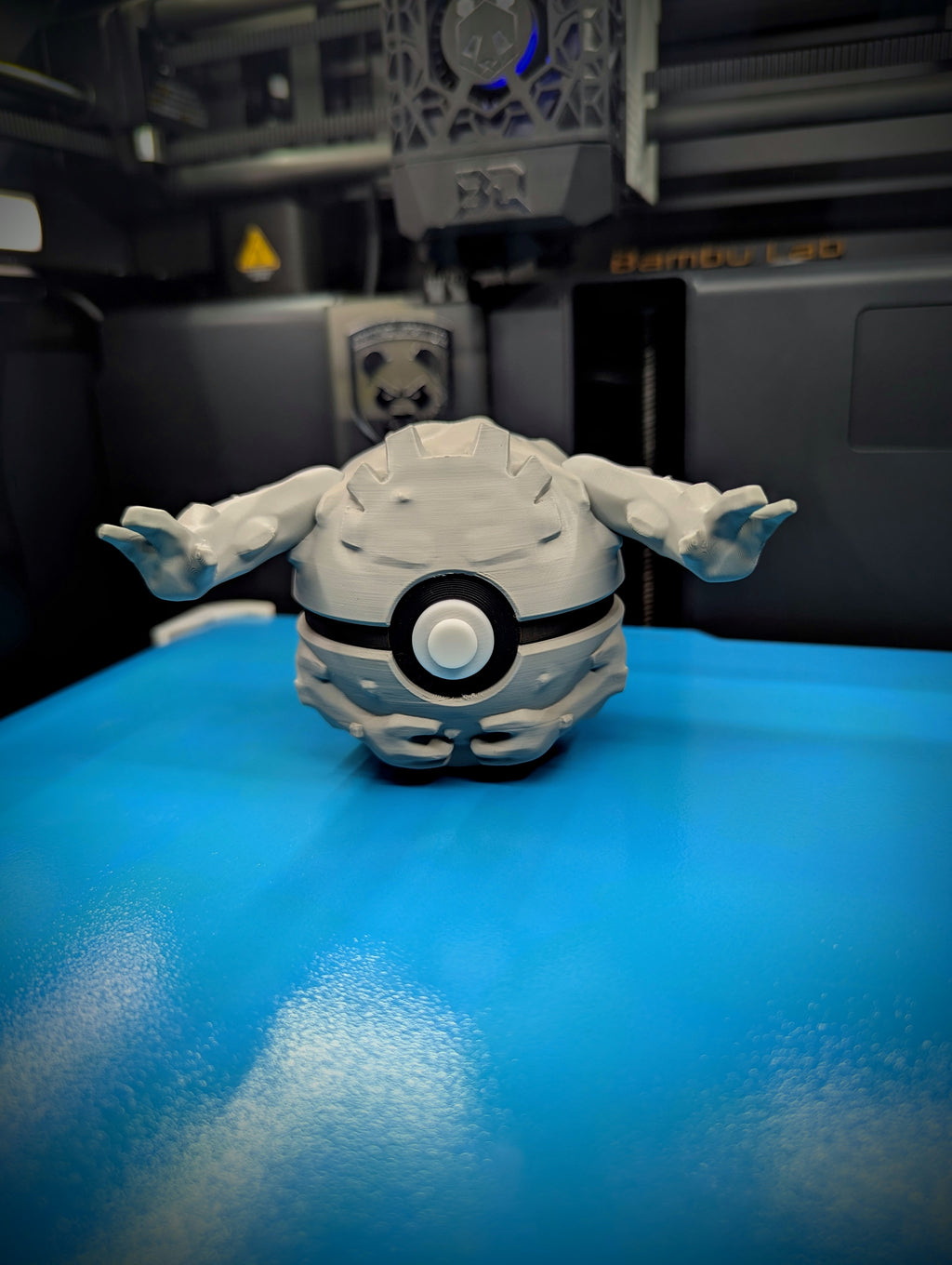 Graveler Pokéball Display Model – 3D Printed Collectible Figure