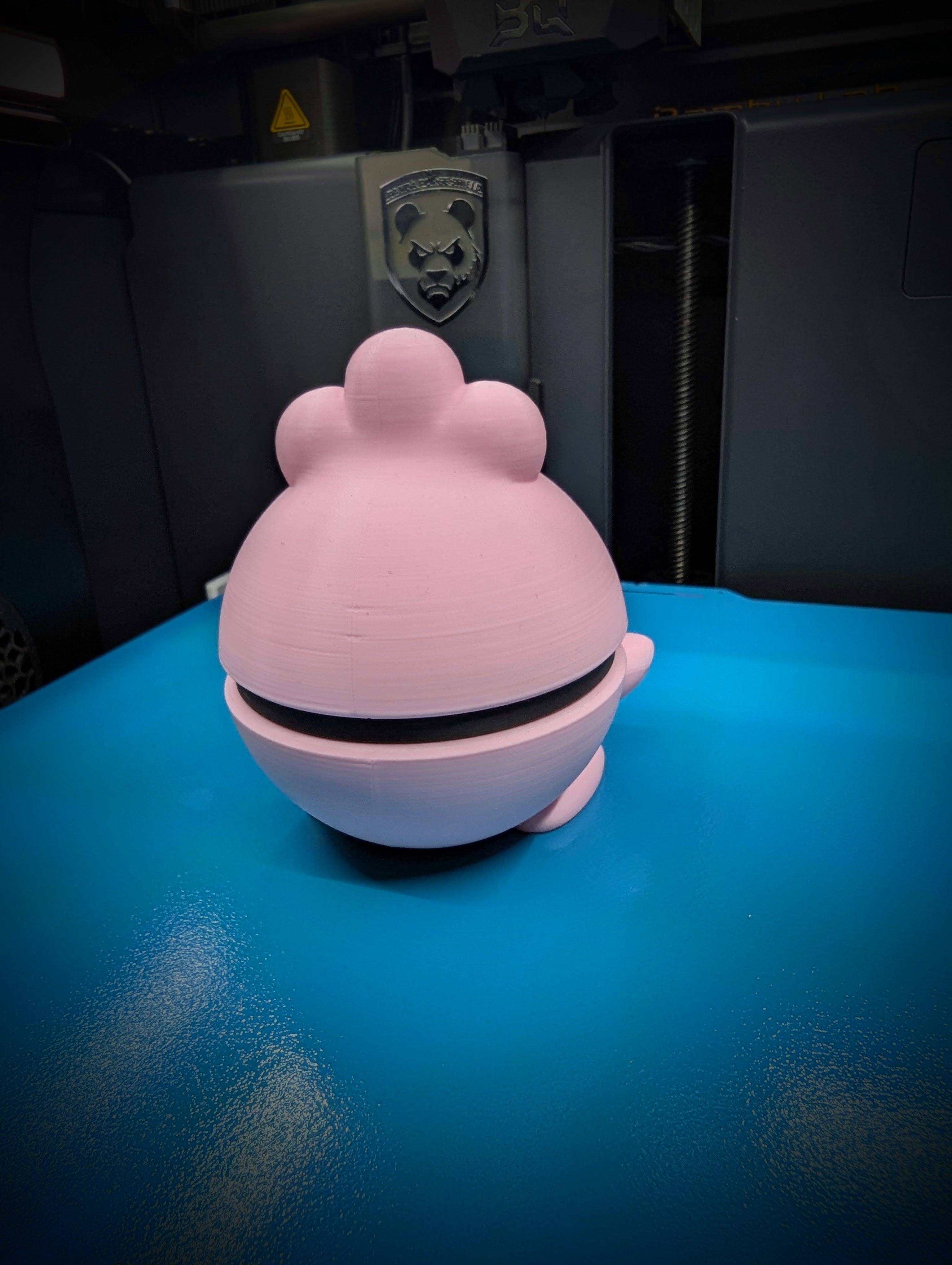 Igglybuff Pokéball Display Model – 3D Printed Collectible Figure