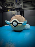 Squirtle Pokéball Display Model – 3D Printed Collectible Figure