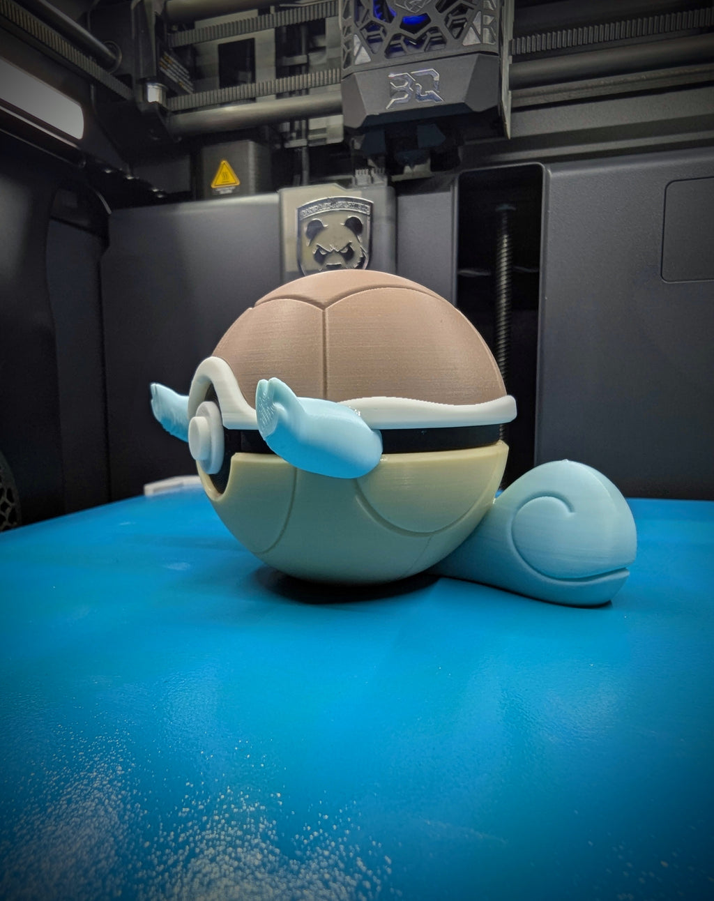 Squirtle Pokéball Display Model – 3D Printed Collectible Figure