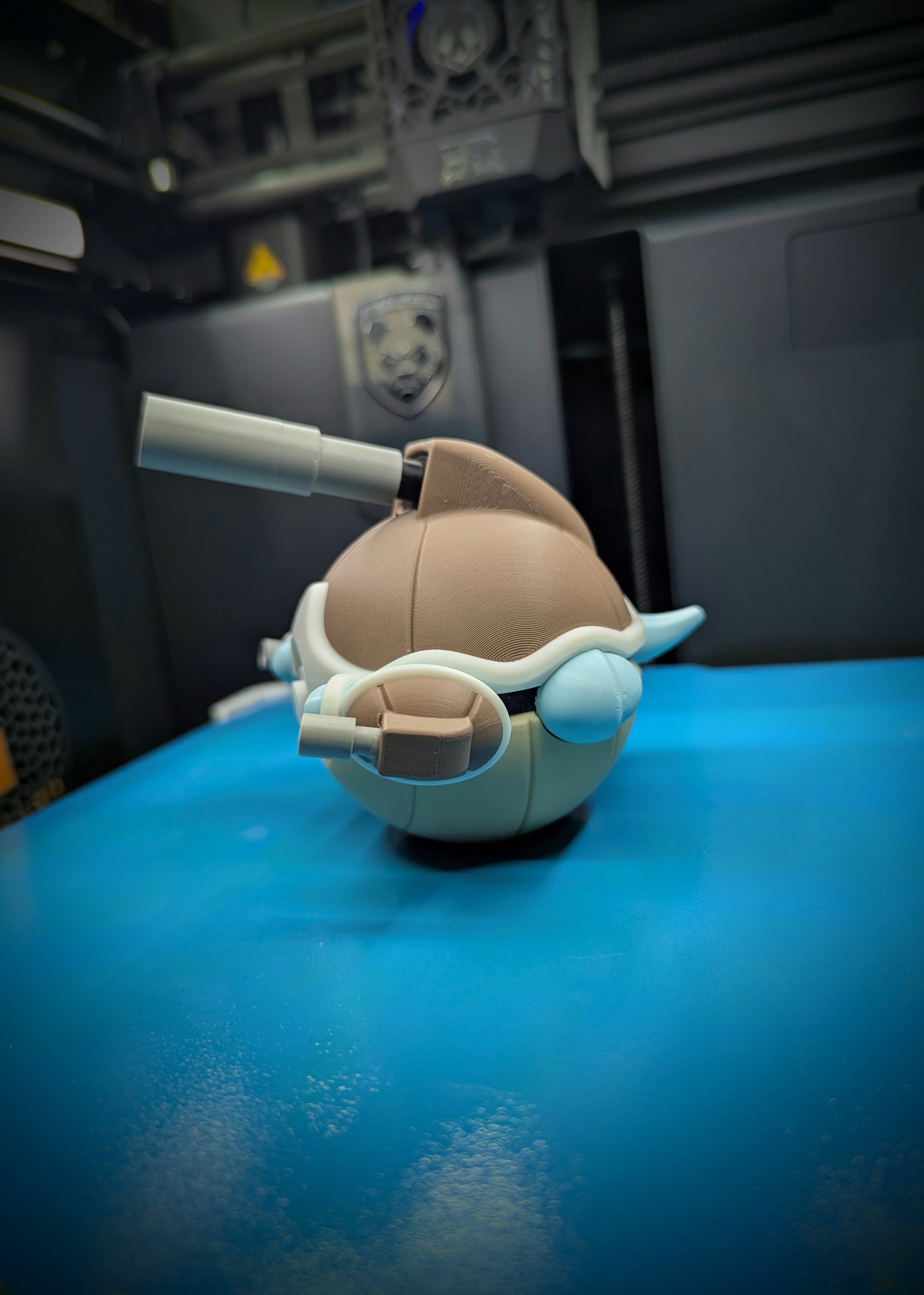 MEGA Blastoise Pokéball Display Model – 3D Printed Collectible Figure