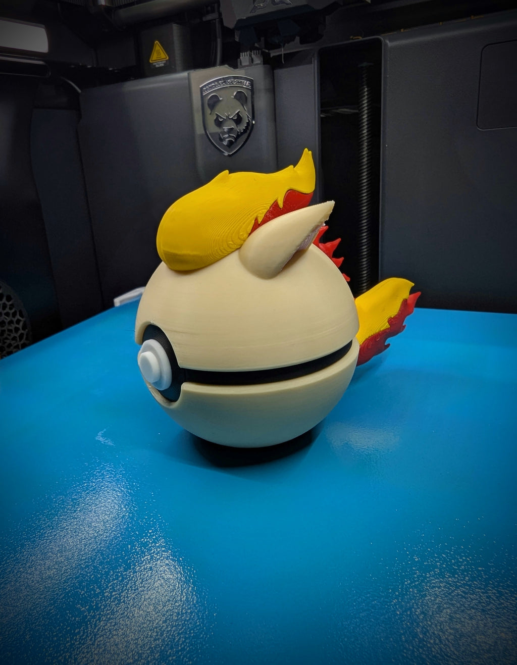 Ponyta Pokéball Display Model – 3D Printed Collectible Figure