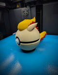 Ponyta Pokéball Display Model – 3D Printed Collectible Figure