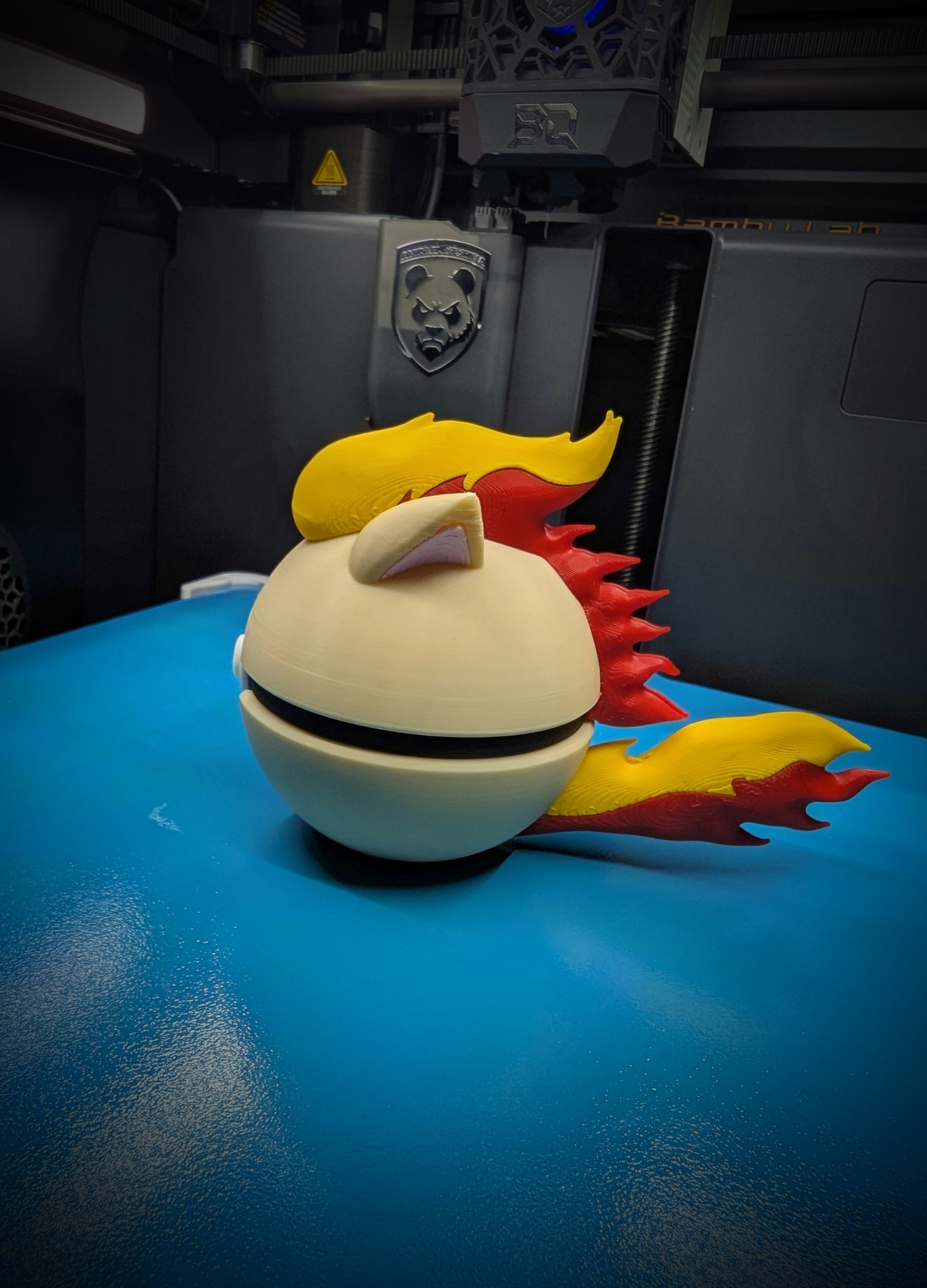 Ponyta Pokéball Display Model – 3D Printed Collectible Figure