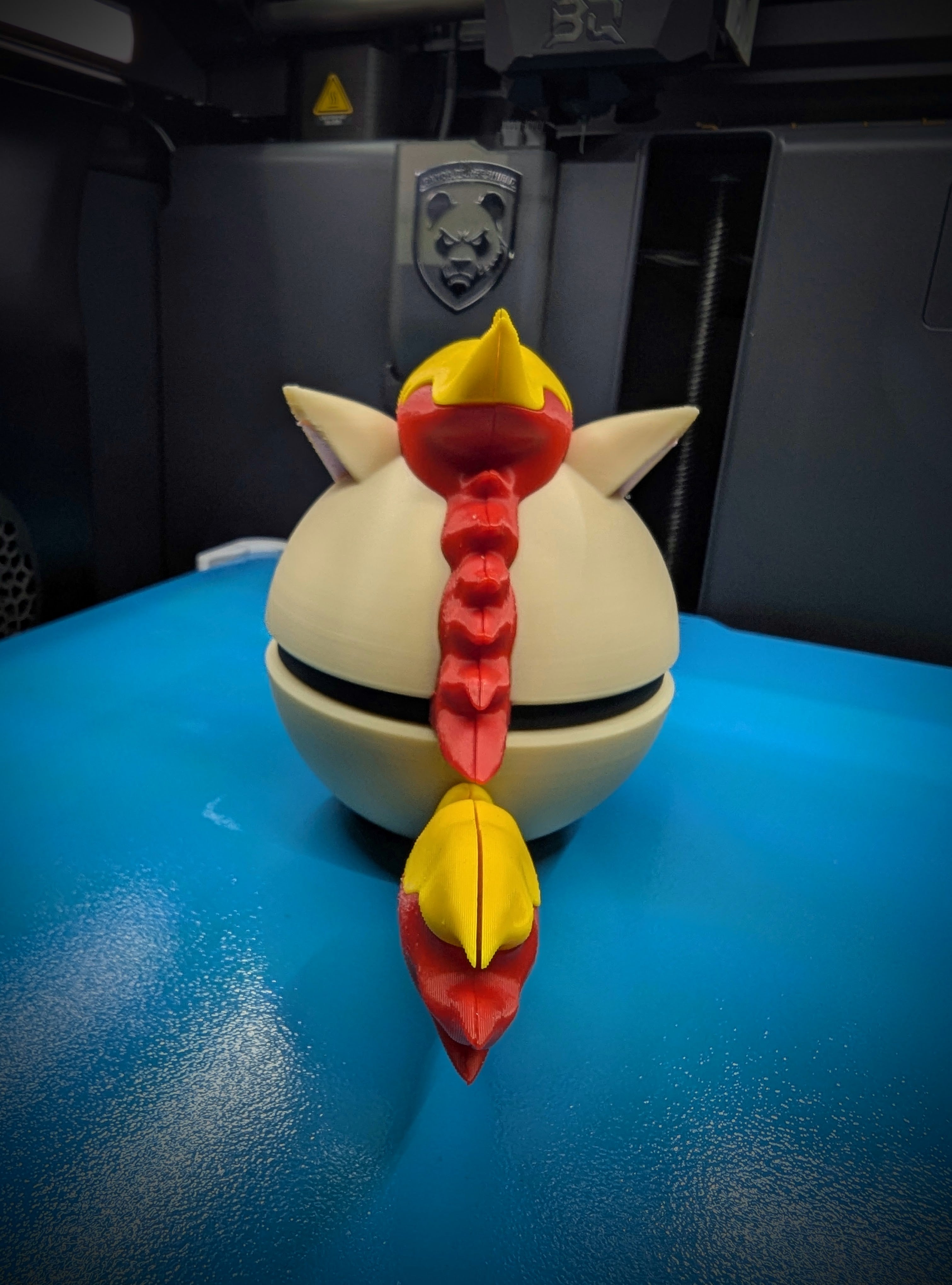 Ponyta Pokéball Display Model – 3D Printed Collectible Figure