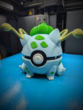 Bulbasaur Pokéball Display Model – 3D Printed Collectible Figure