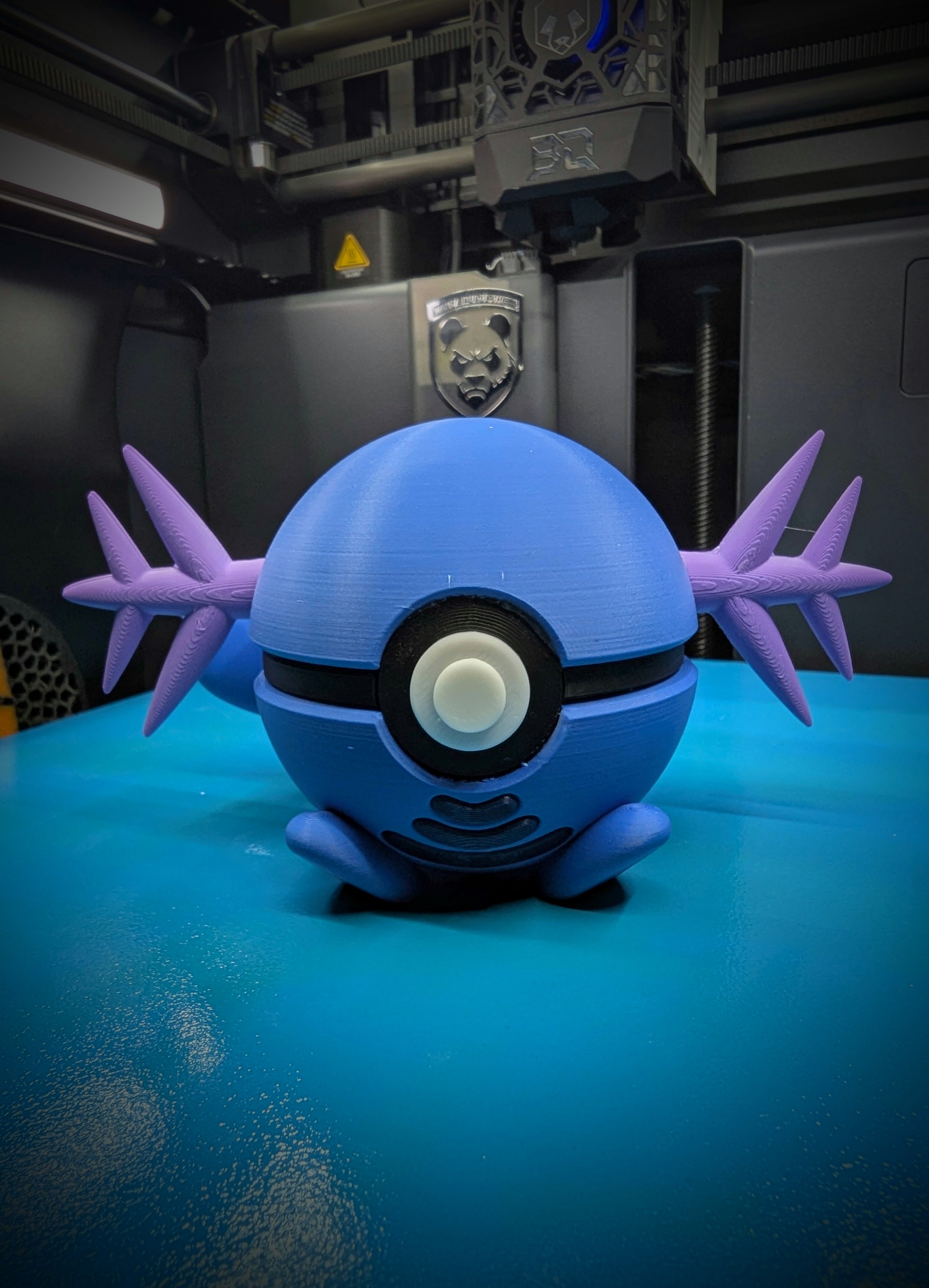 Wooper Pokéball Display Model – 3D Printed Collectible Figure