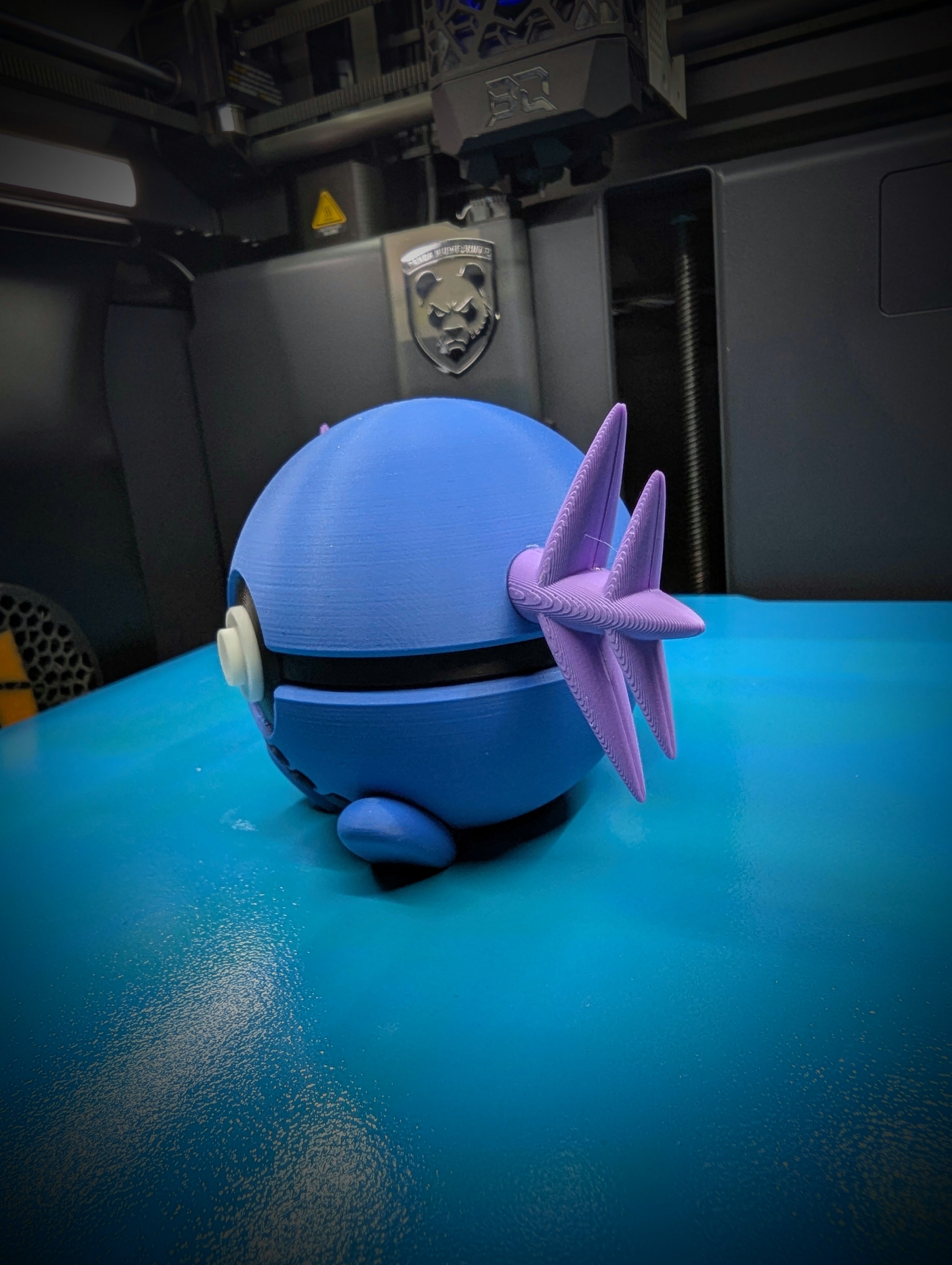 Wooper Pokéball Display Model – 3D Printed Collectible Figure