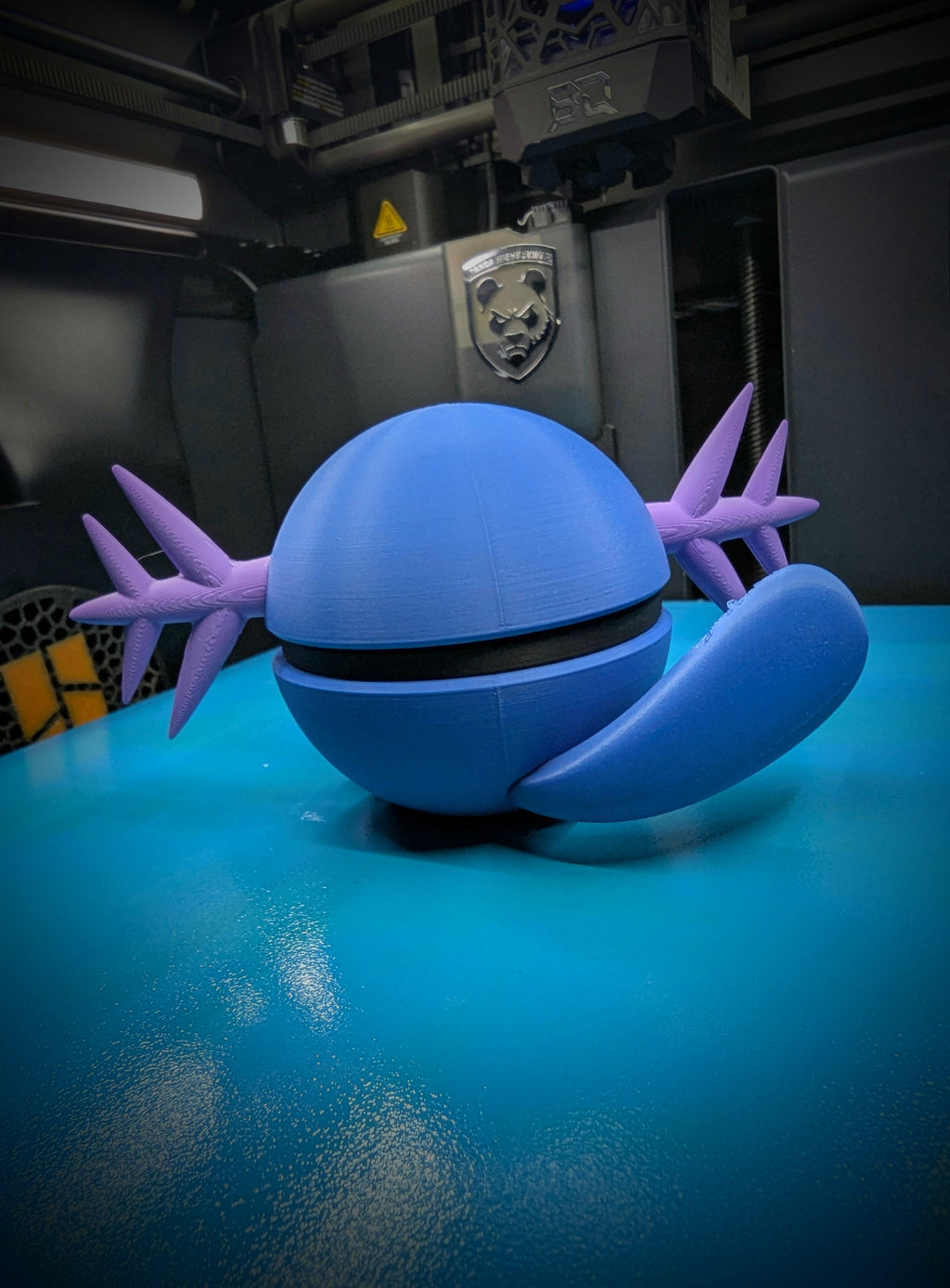 Wooper Pokéball Display Model – 3D Printed Collectible Figure