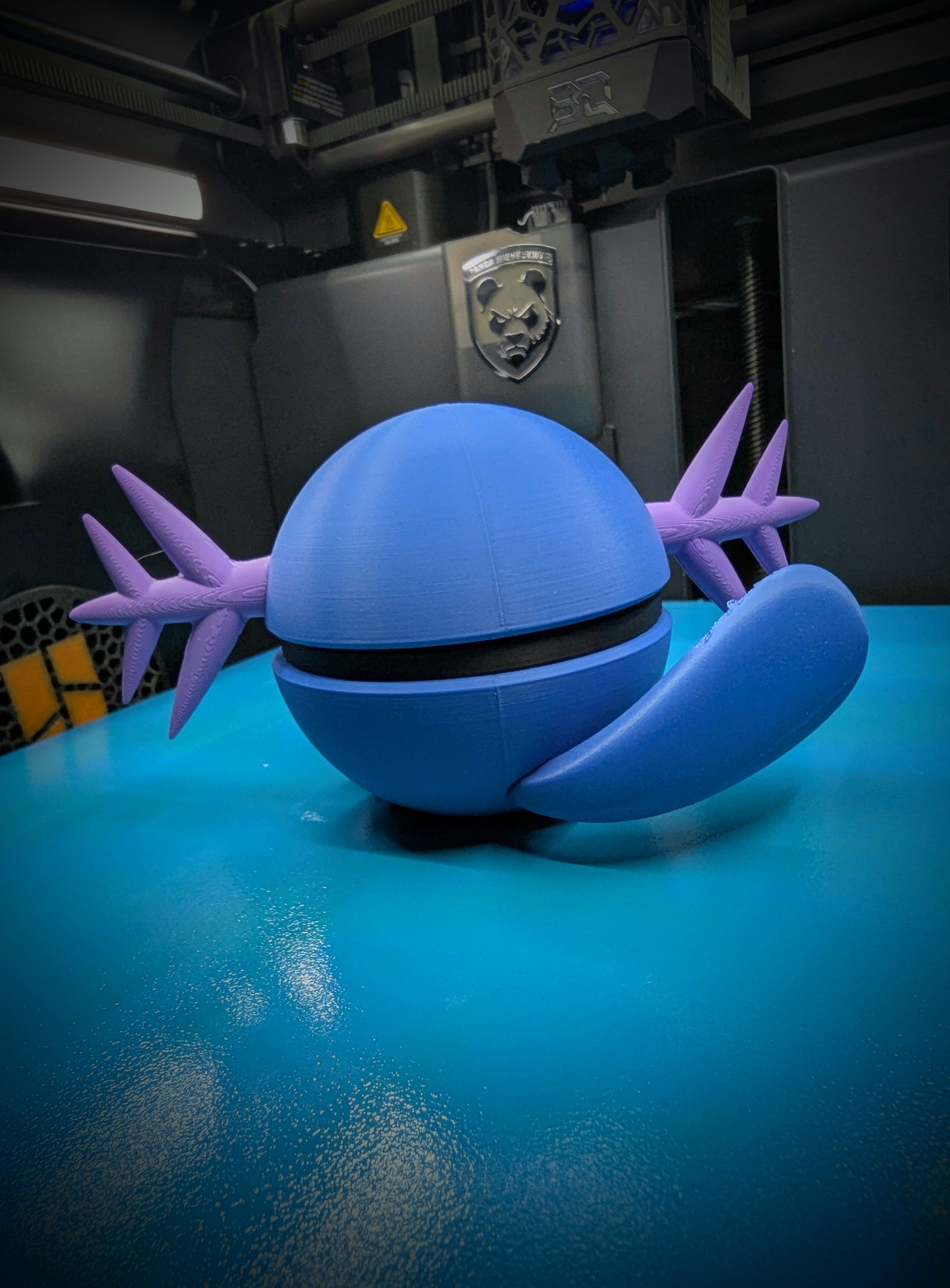 Wooper Pokéball Display Model – 3D Printed Collectible Figure