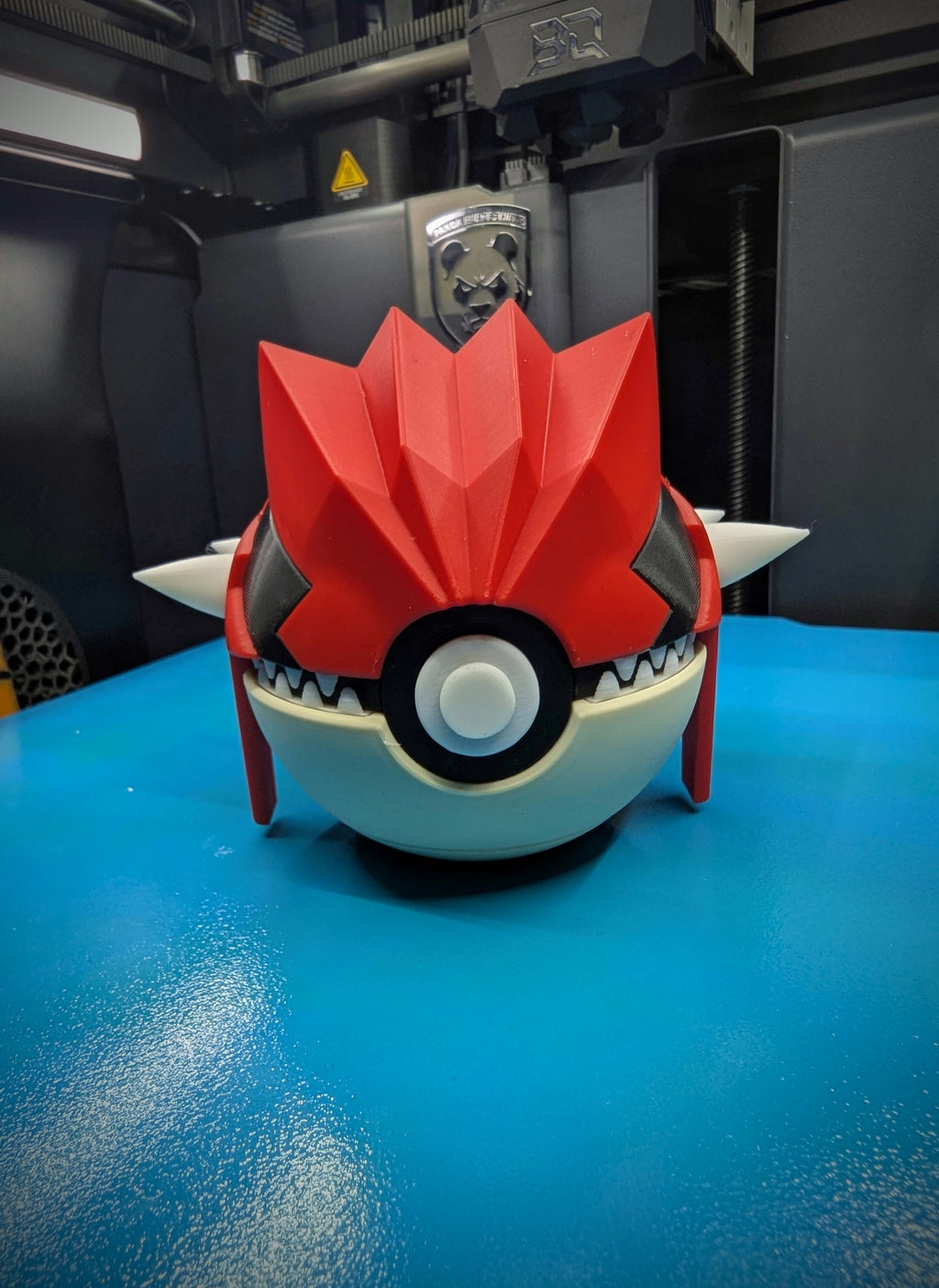 Groudon Pokéball Display Model – 3D Printed Collectible Figure