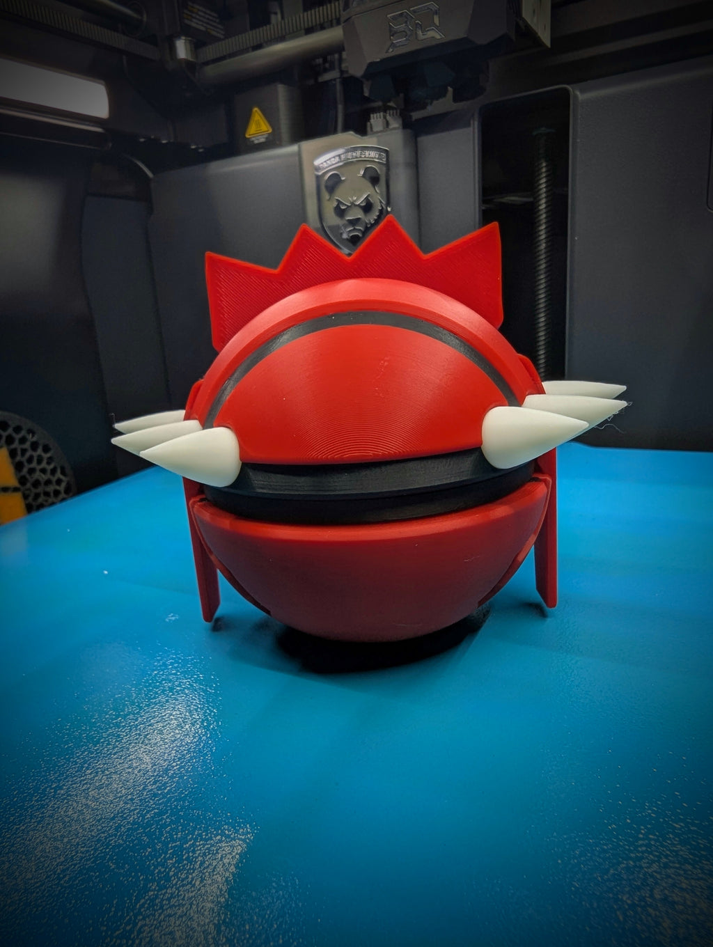 Groudon Pokéball Display Model – 3D Printed Collectible Figure