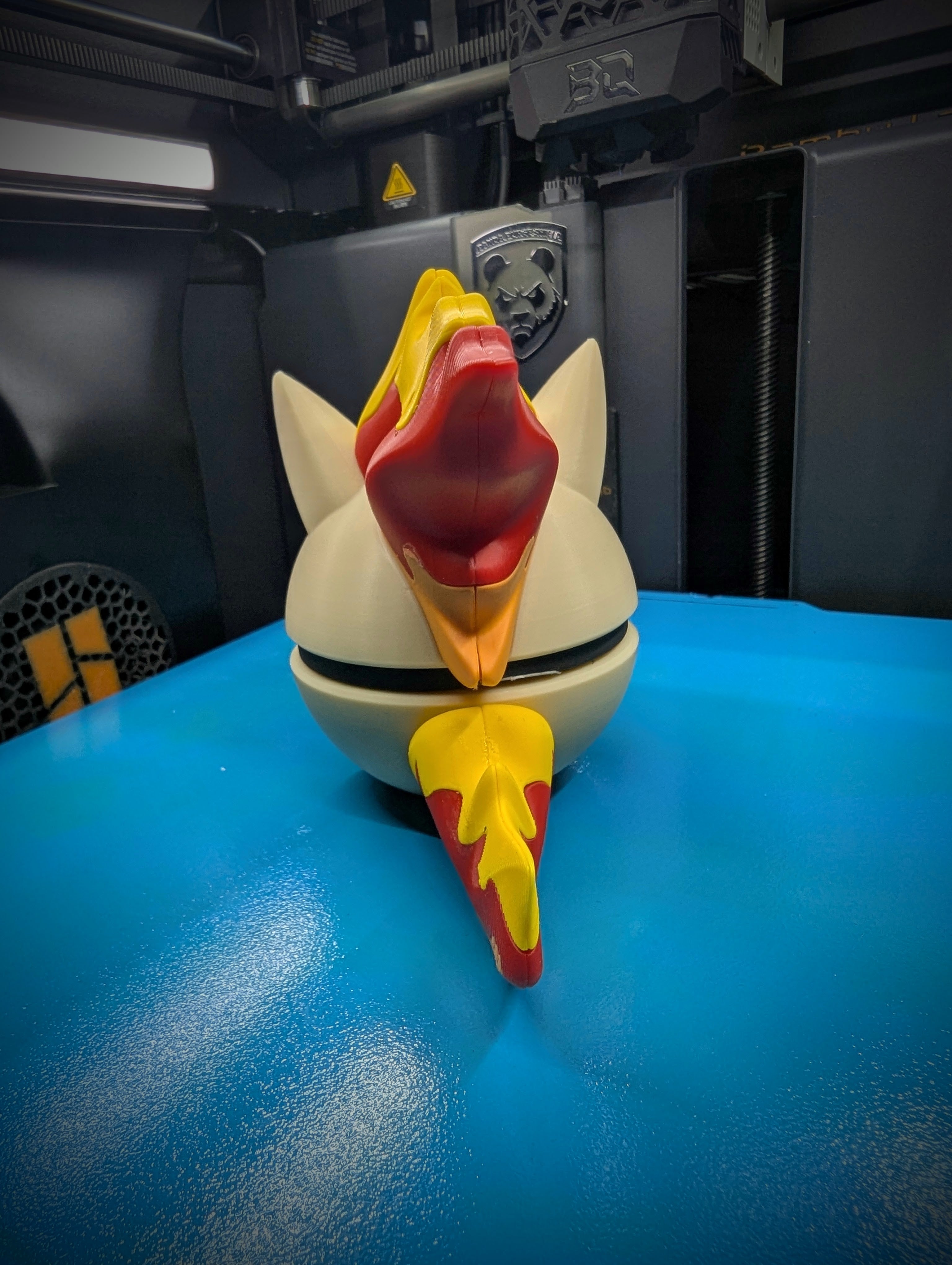 Rapidash Pokéball Display Model – 3D Printed Collectible Figure