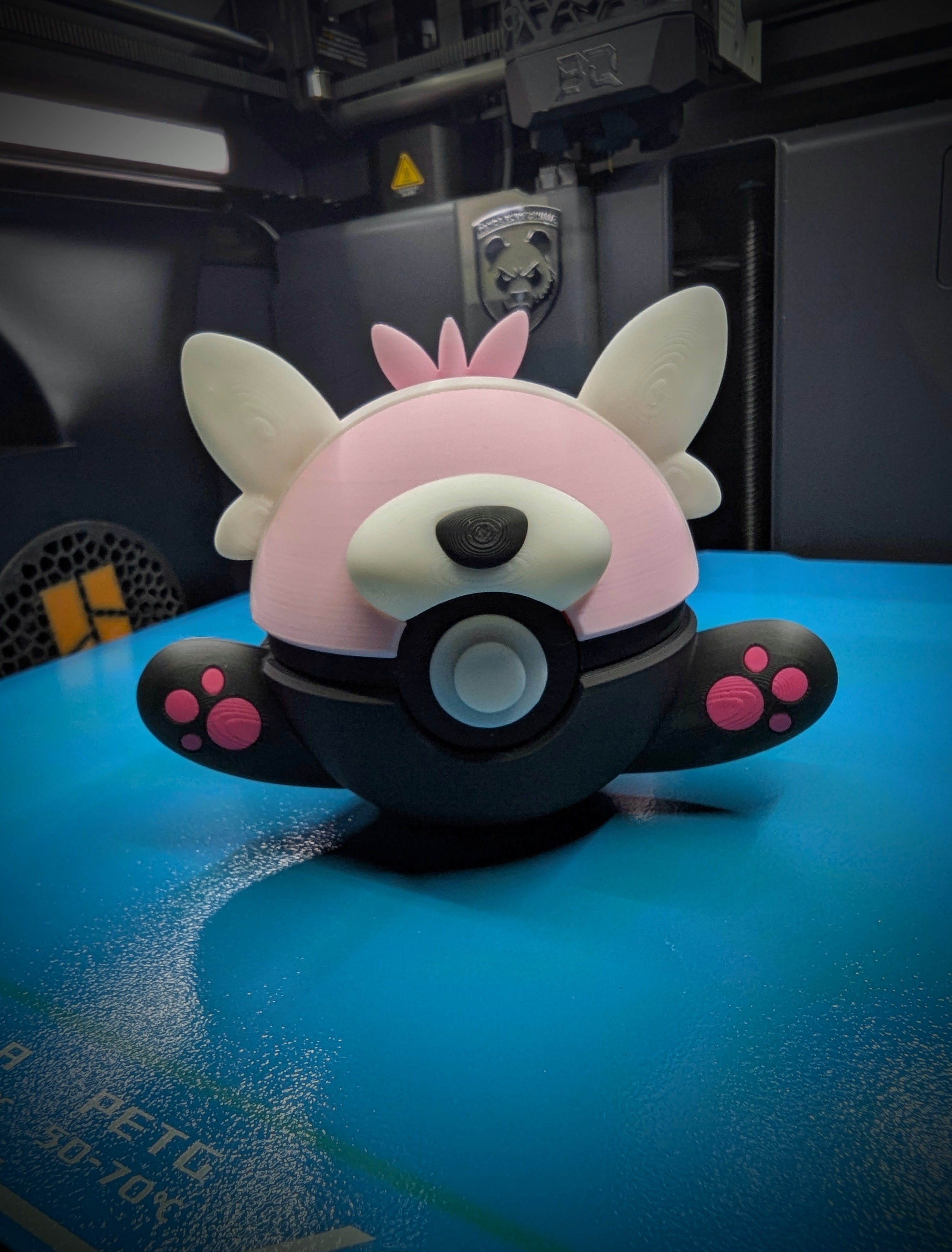 Bewear Pokéball Display Model – 3D Printed Collectible Figure