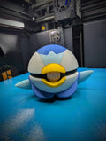 Piplup Pokéball Display Model – 3D Printed Collectible Figure