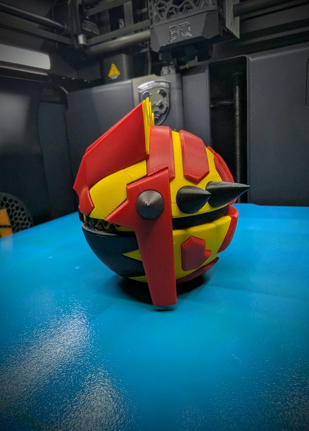 Primal Groudon Pokéball Display Model – 3D Printed Collectible Figure