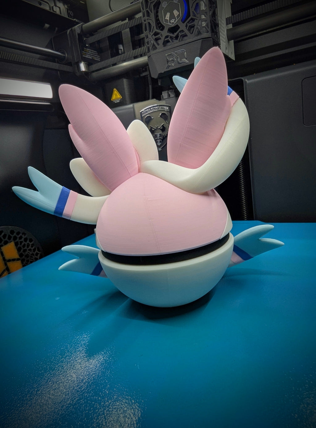 Sylveon Pokéball Display Model – 3D Printed Collectible Figure
