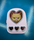 Grumpy Cat Backpack Keyring – 3D Printed Bobblehead Collectible