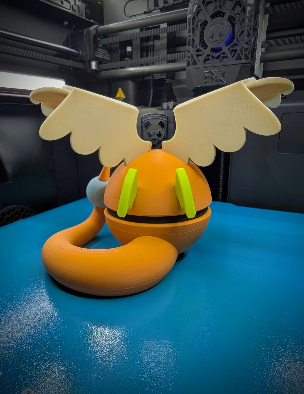 MEGA Dragonite Pokéball Display Model – 3D Printed Collectible Figure
