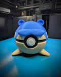 Spheal Pokéball Display Model – 3D Printed Collectible Figure