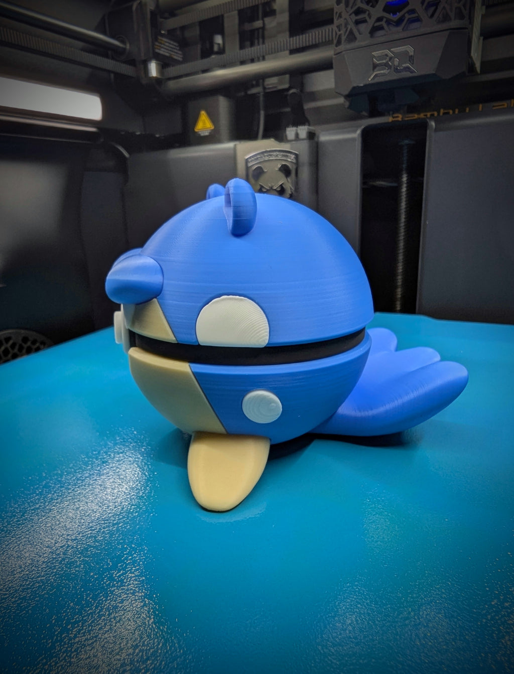 Spheal Pokéball Display Model – 3D Printed Collectible Figure