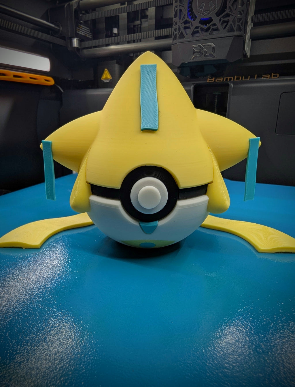 Jirachi Pokéball Display Model – 3D Printed Collectible Figure