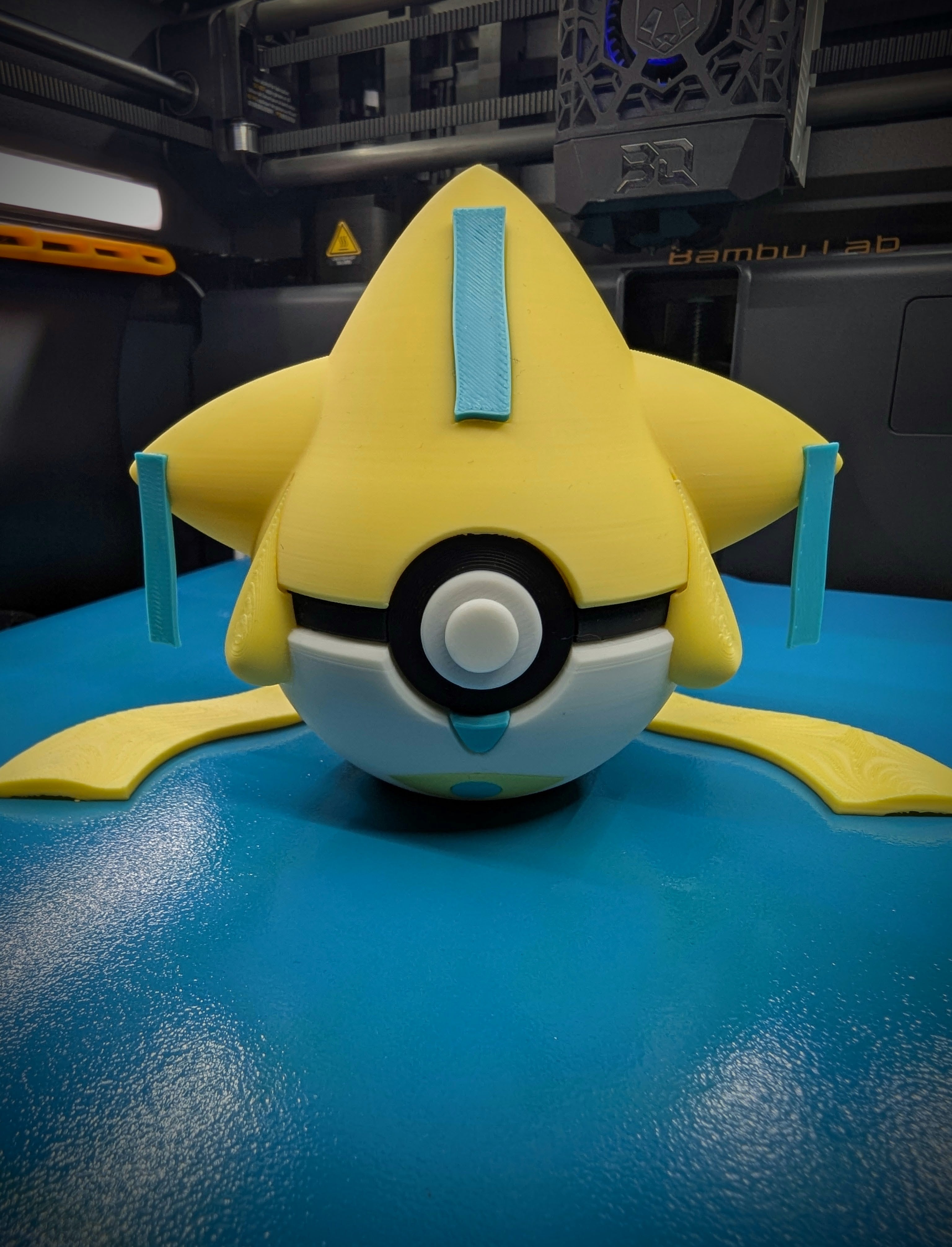 Jirachi Pokéball Display Model – 3D Printed Collectible Figure