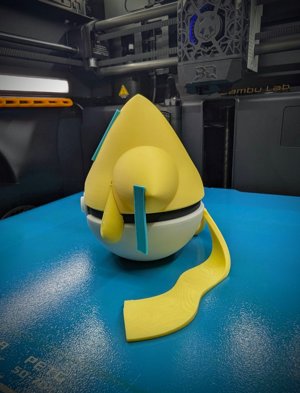 Jirachi Pokéball Display Model – 3D Printed Collectible Figure