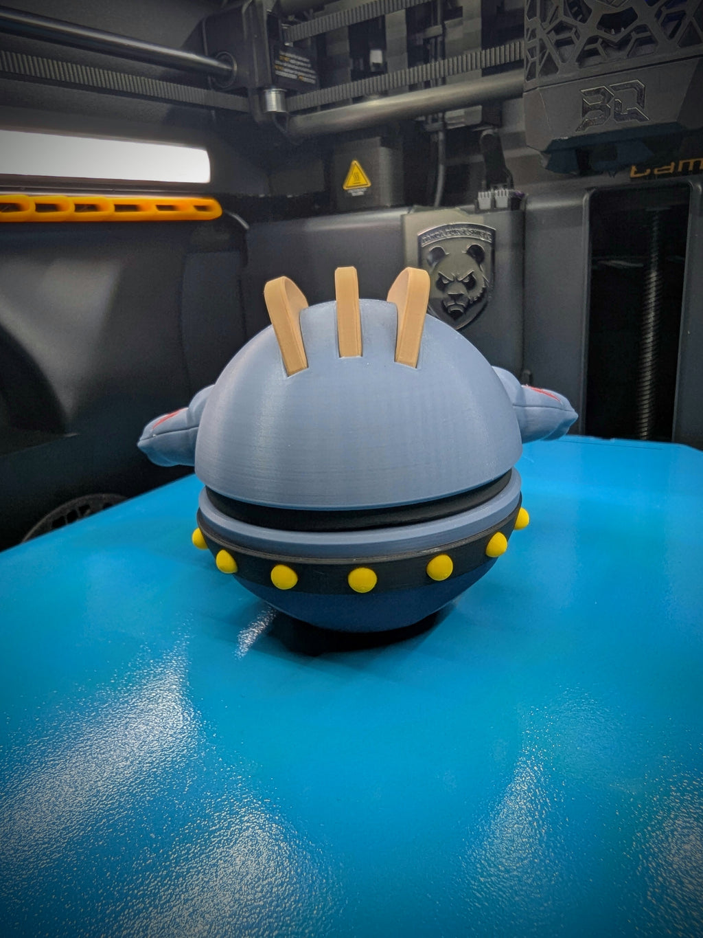 Machoke Pokéball Display Model – 3D Printed Collectible Figure