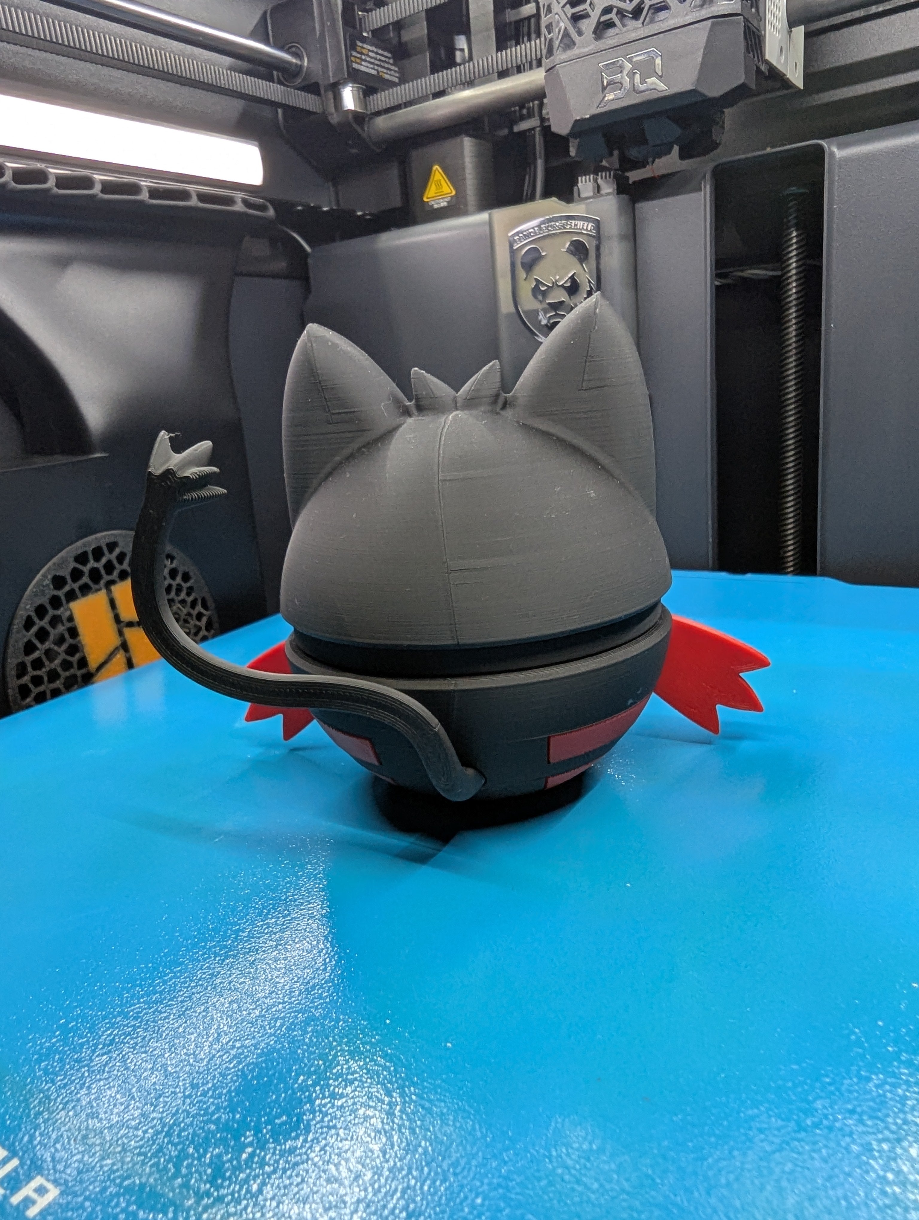 Litten Pokéball Display Model – 3D Printed Collectible Figure