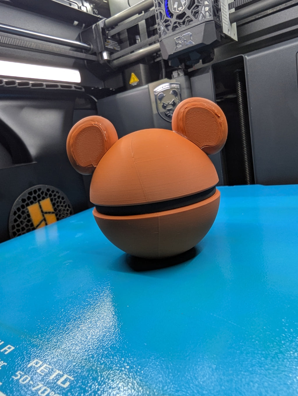 Teddiursa Pokéball Display Model – 3D Printed Collectible Figure