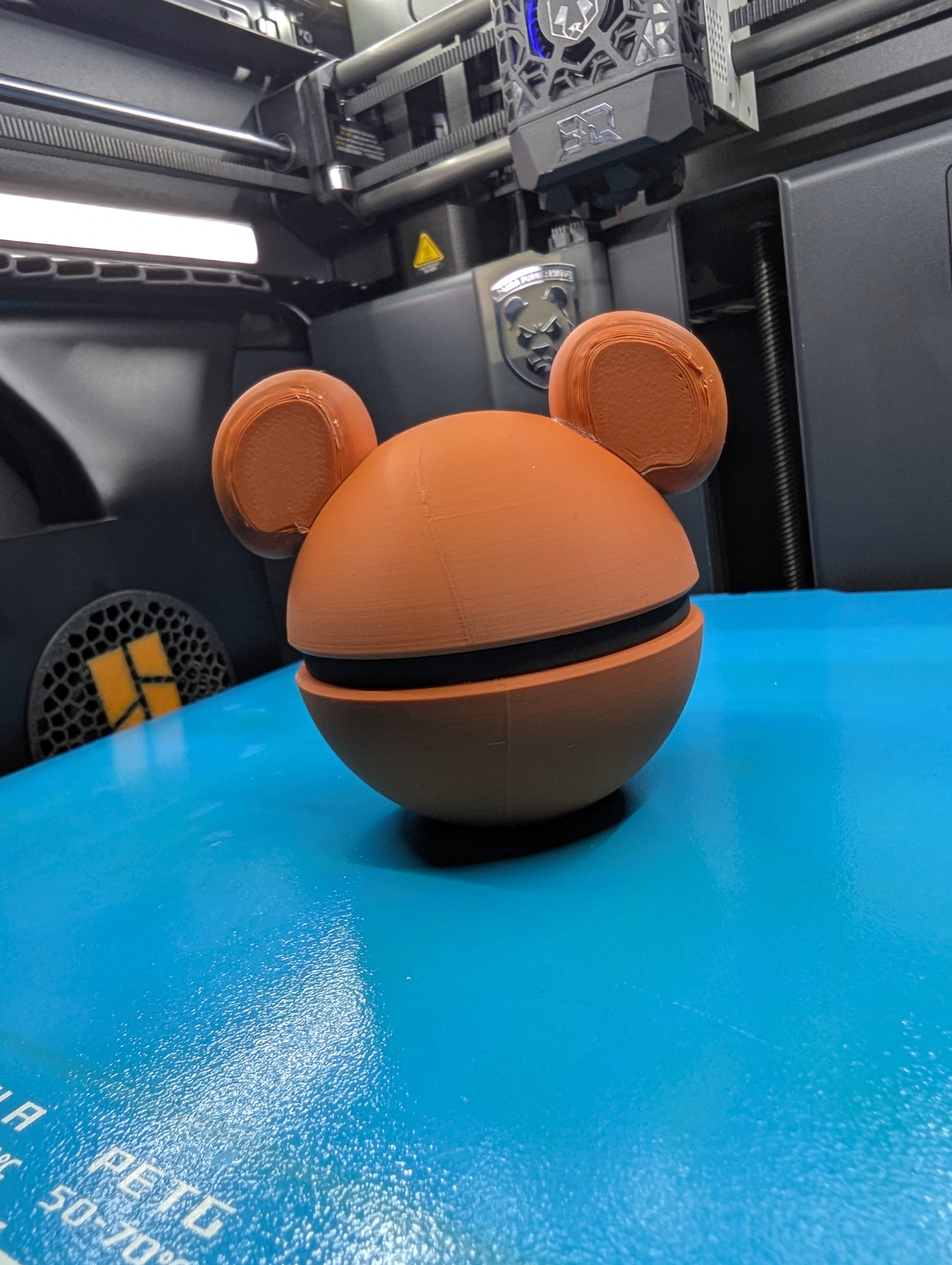 Teddiursa Pokéball Display Model – 3D Printed Collectible Figure