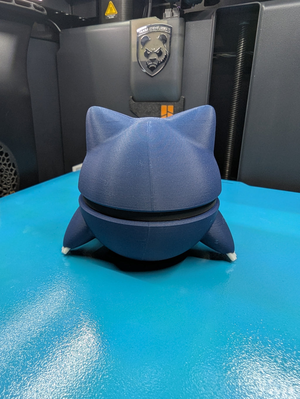 Snorlax Pokéball Display Model – 3D Printed Collectible Figure