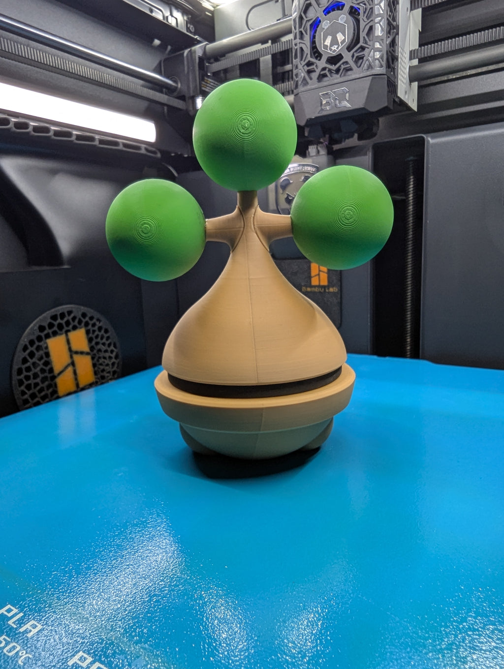 Bonsley Pokéball Display Model – 3D Printed Collectible Figure