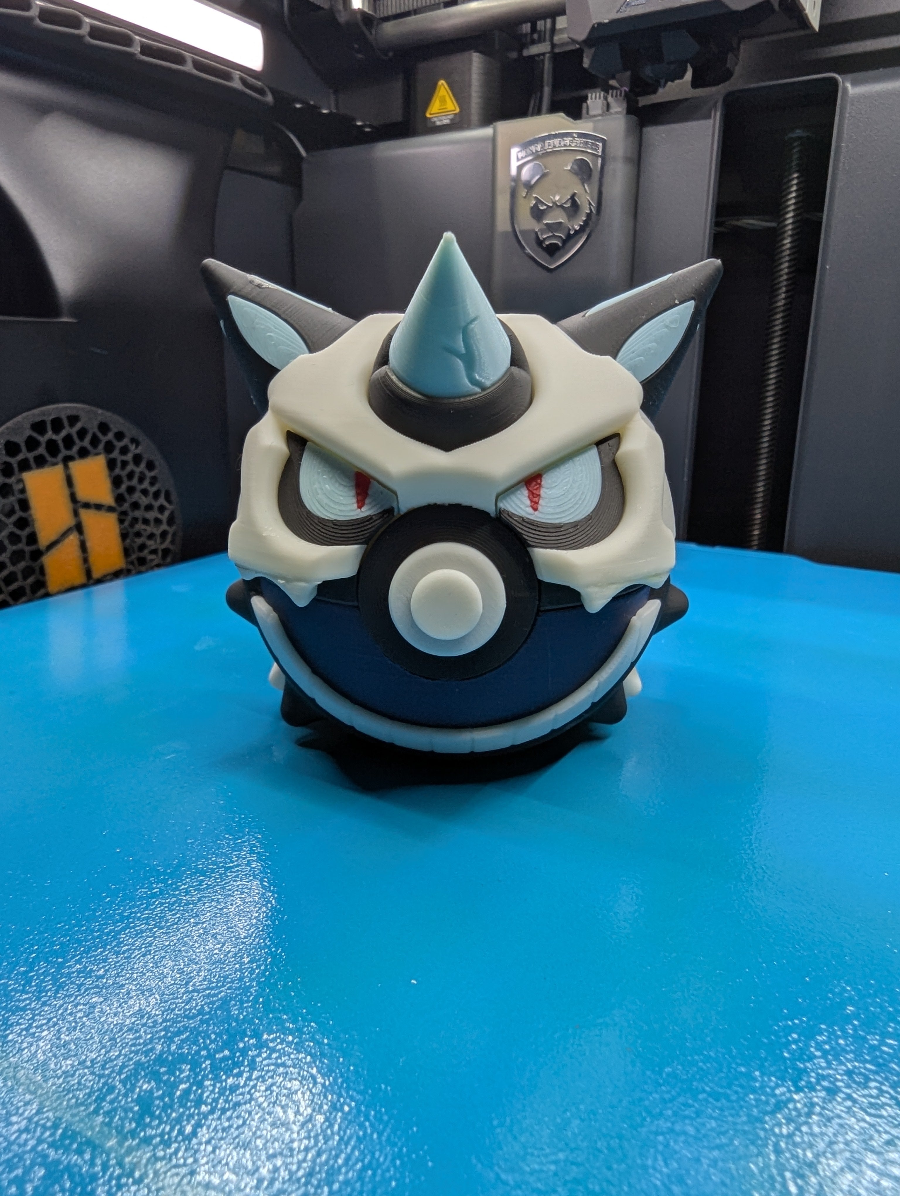 Mega Glalie Pokéball Display Model – 3D Printed Collectible Figure
