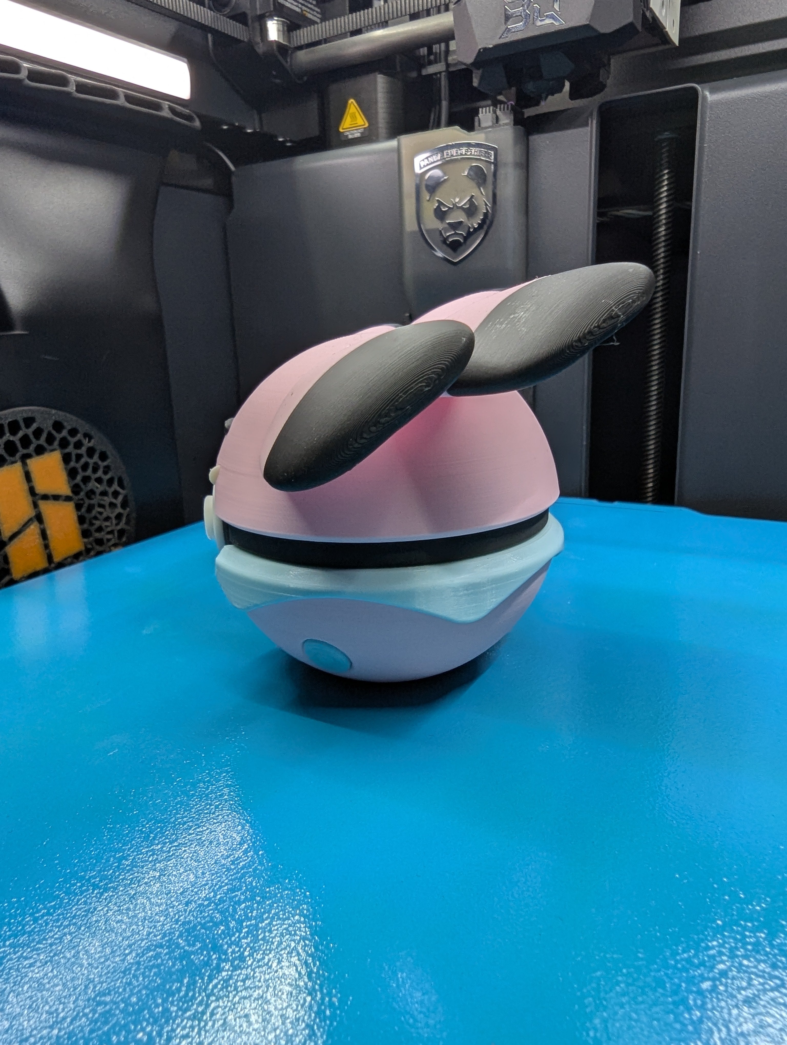 Snubbull Pokéball Display Model – 3D Printed Collectible Figure