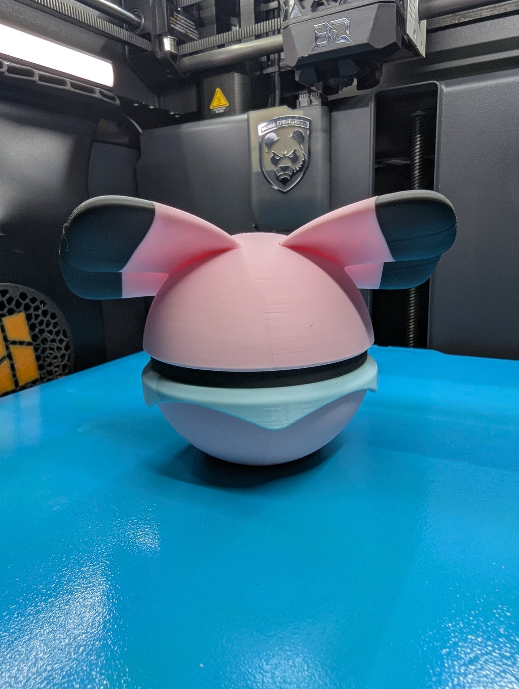 Snubbull Pokéball Display Model – 3D Printed Collectible Figure