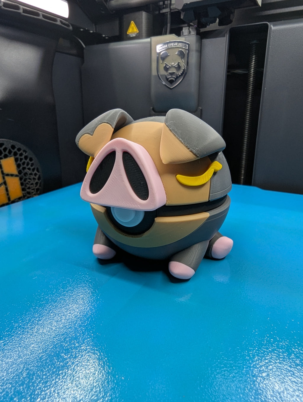 Lechonk Pokéball Display Model – 3D Printed Collectible Figure