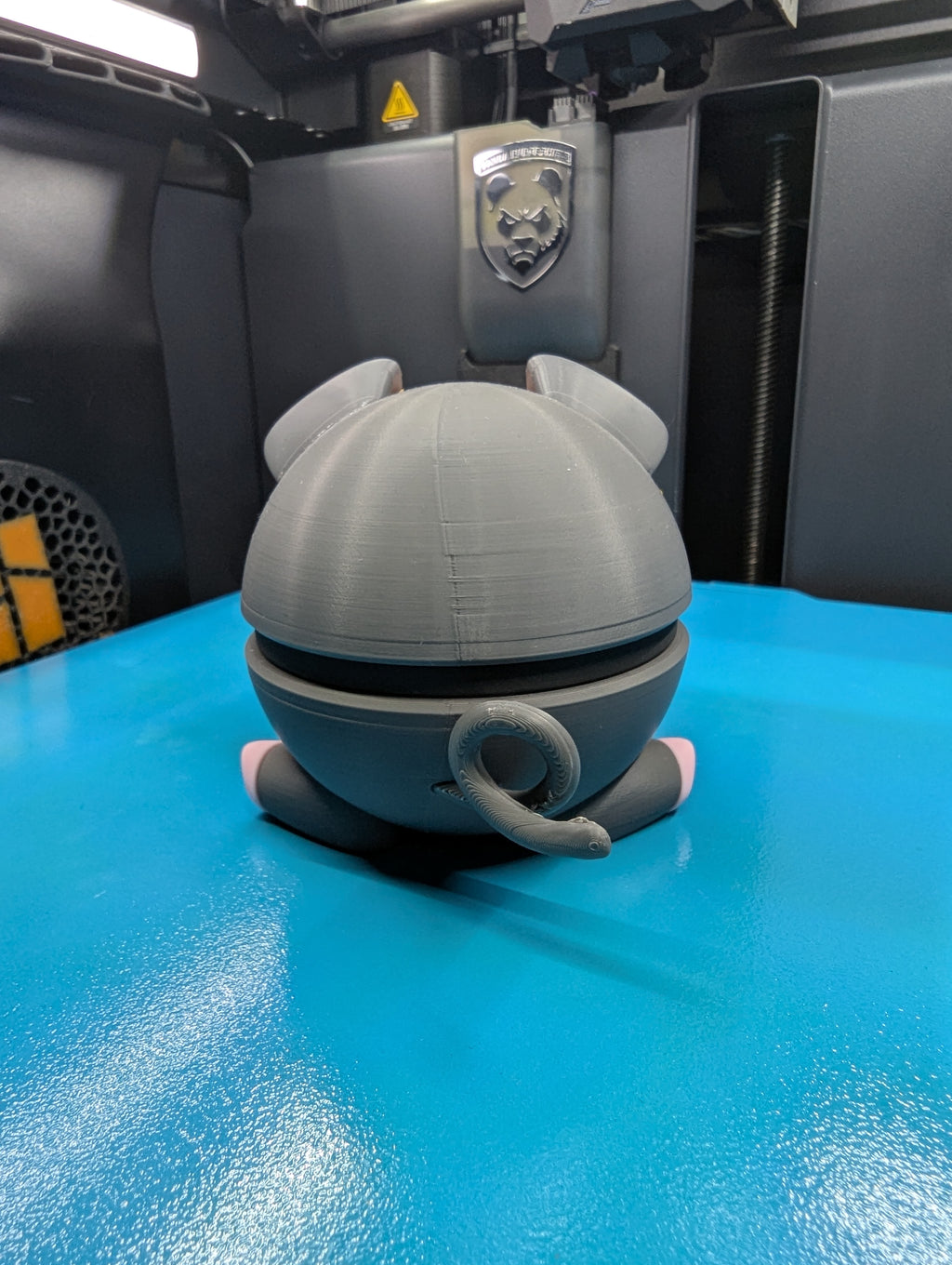 Lechonk Pokéball Display Model – 3D Printed Collectible Figure