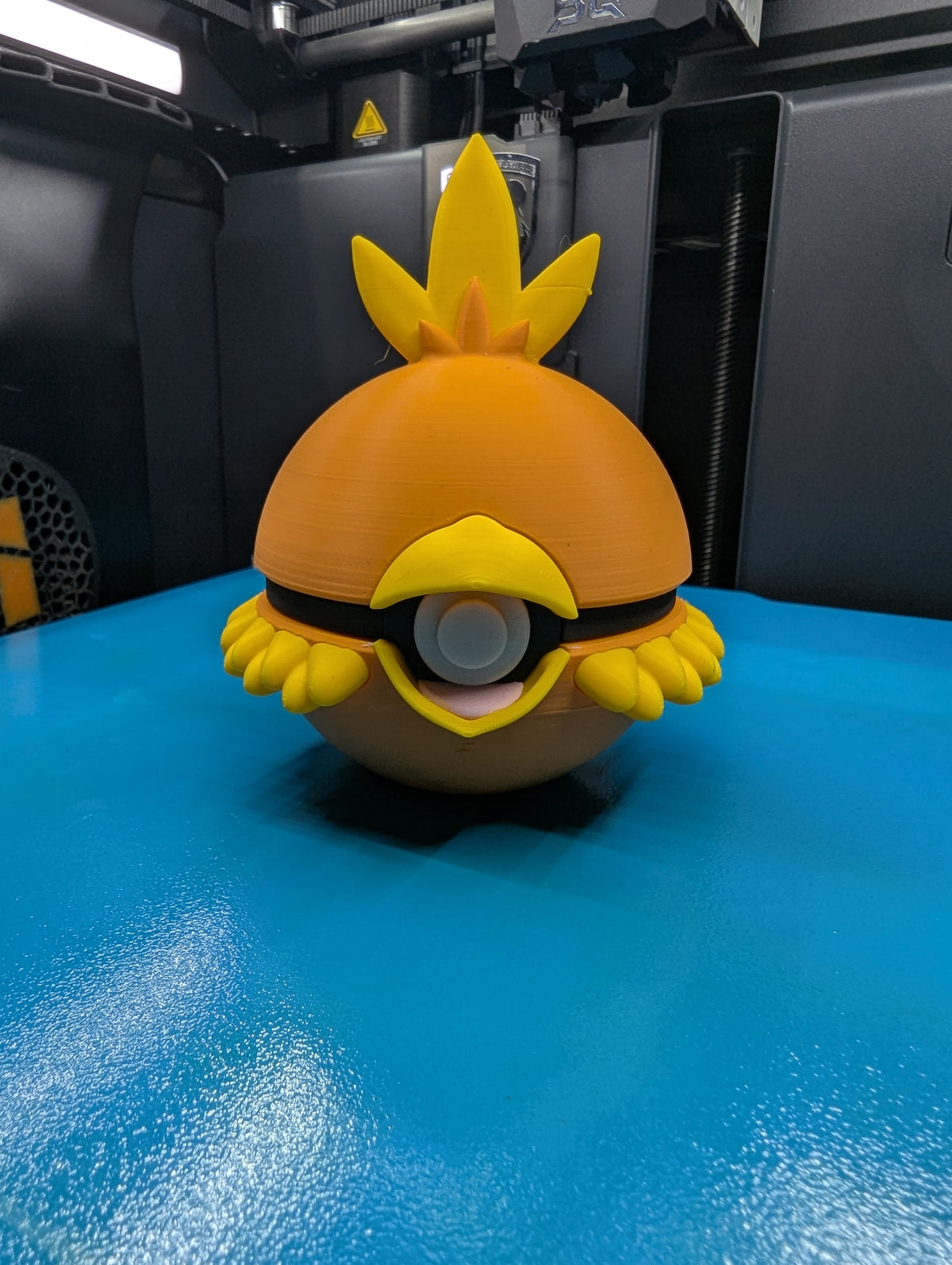 Torchic Pokéball Display Model – 3D Printed Collectible Figure