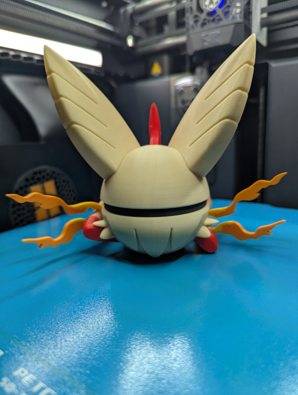 Mega Blaziken Pokéball Display Model – 3D Printed Collectible Figure