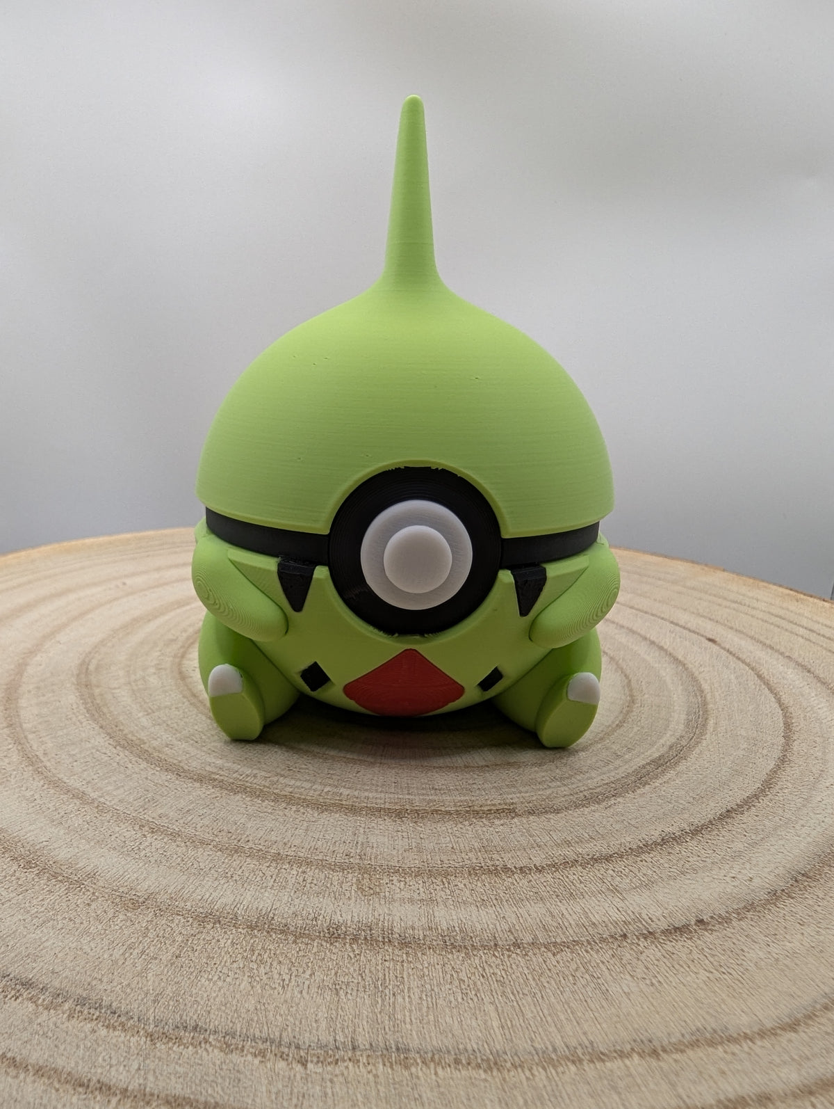 Larvitar Pokéball Display Model – 3D Printed Collectible Figure